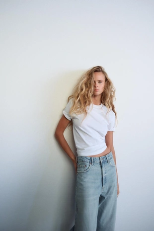 Джинсы TRF BAGGY со средней посадкой- Заказать в России