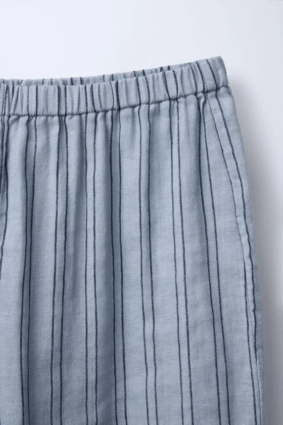 Пижама с рубашкой в полоску на 3-6 лет