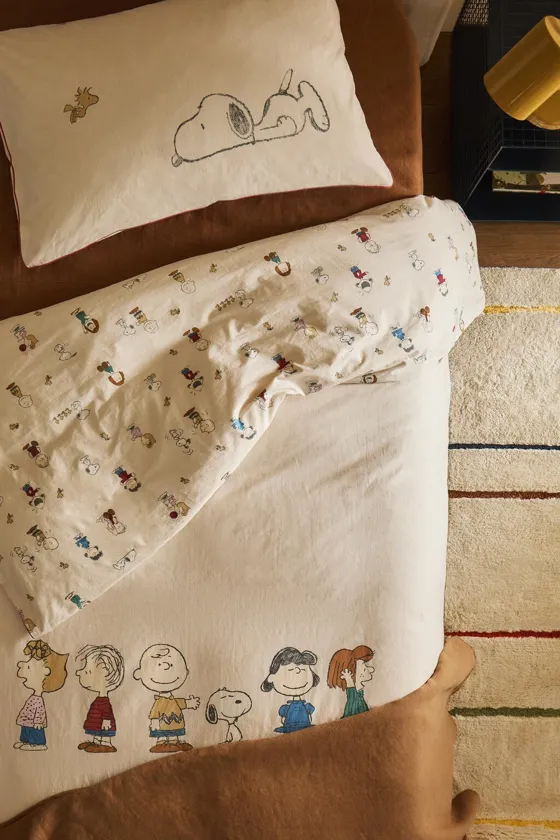 Детское двуспальное одеяло с оборотной стороной peanuts™