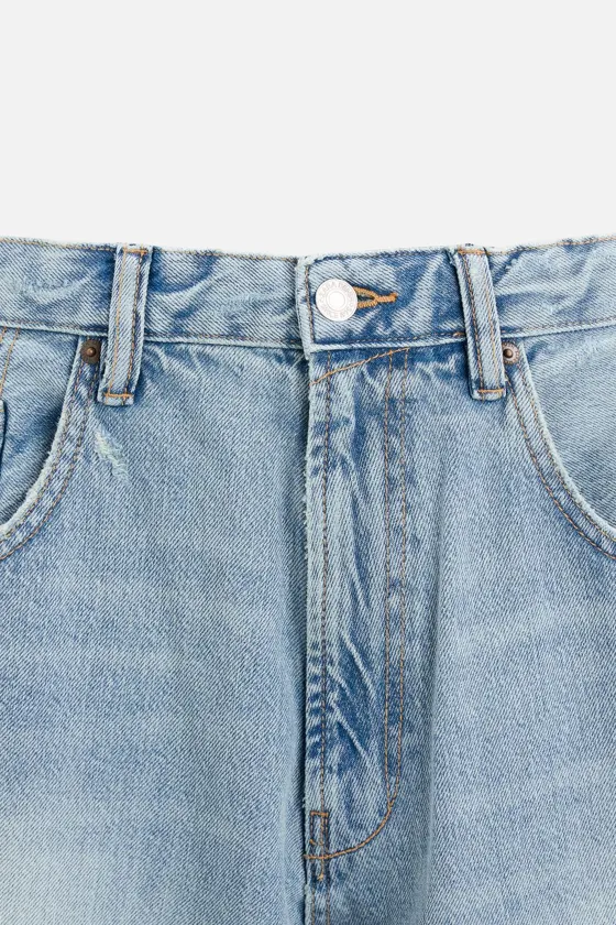 Джинсы свободного покроя zara