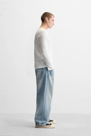 Джинсы свободного покроя ZARA