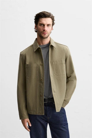 Куртка-рубашка с карманами - Заказать в России