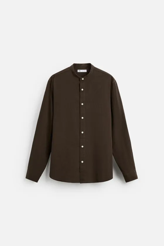 Рубашка с эффектом морщин