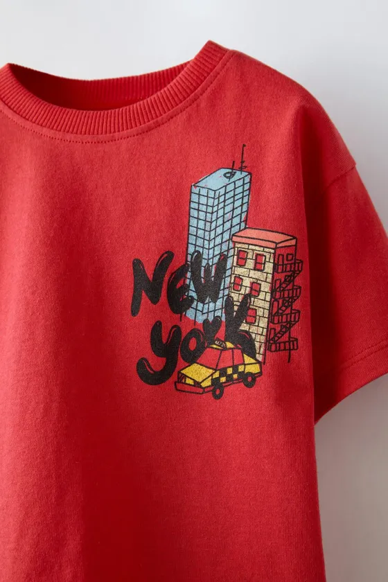 ФУТБОЛКА С ПРИНТОМ «NEW YORK»