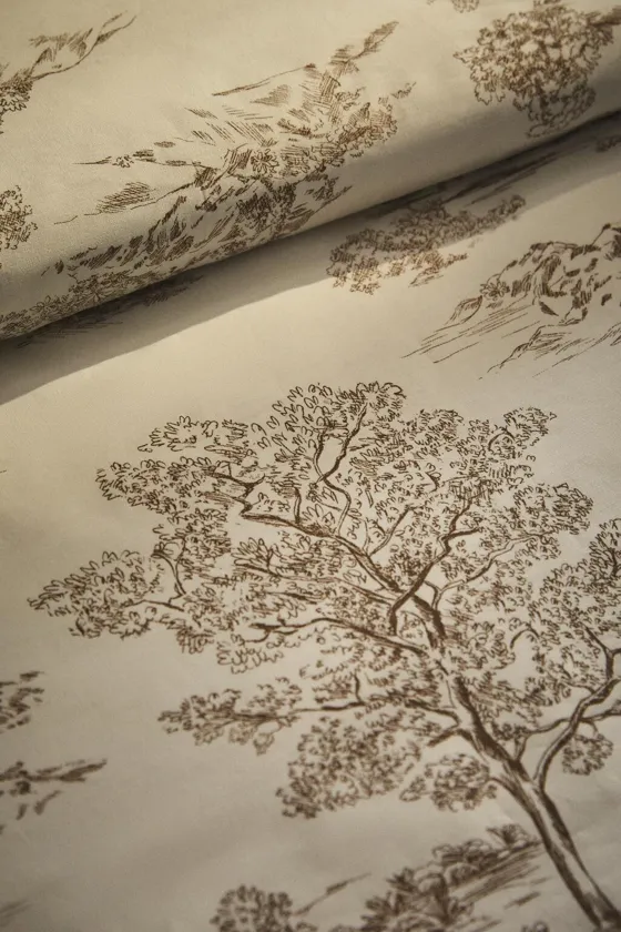 Покрывало toile de jouy с лесным дизайном