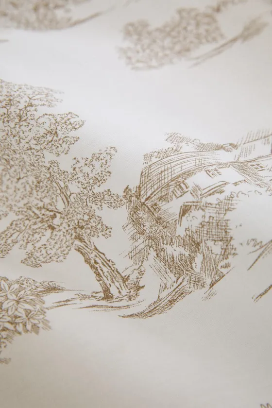 Покрывало toile de jouy с лесным дизайном