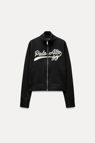 Куртка в стиле преппи с вышивкой- Заказать в России