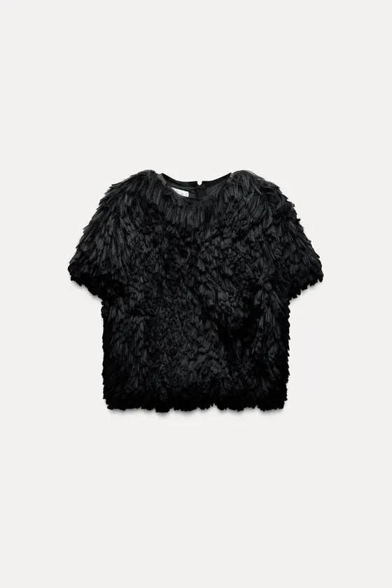 Топ из искусственного меха - limited edition