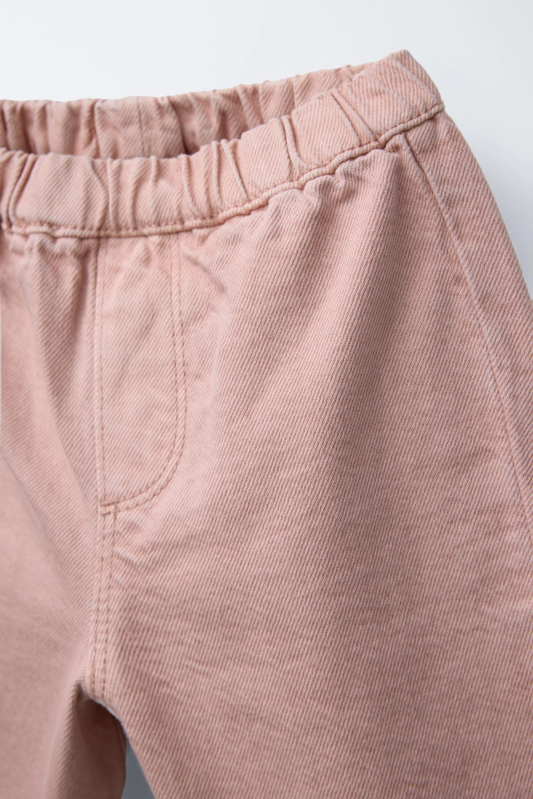 Брюки свободного кроя из твила