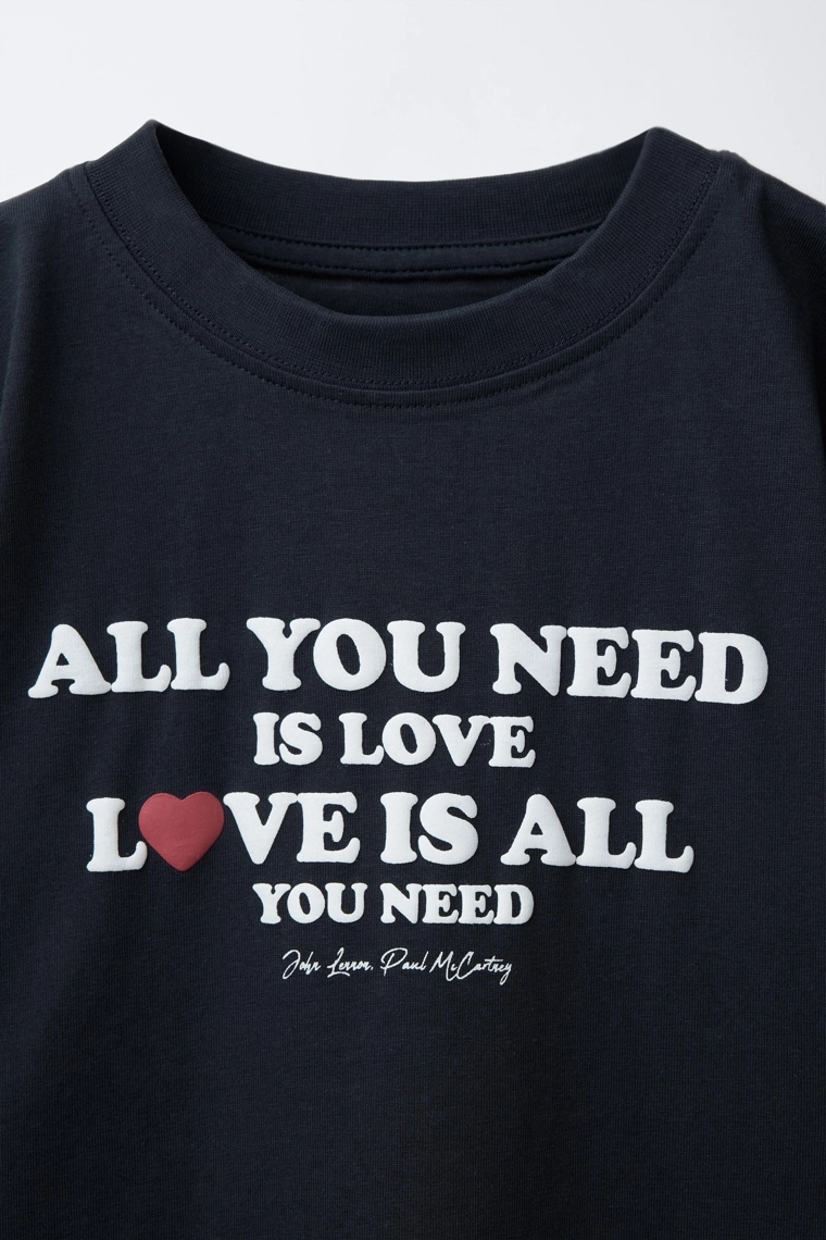 Футболка «all you need is love» © paul mccartney