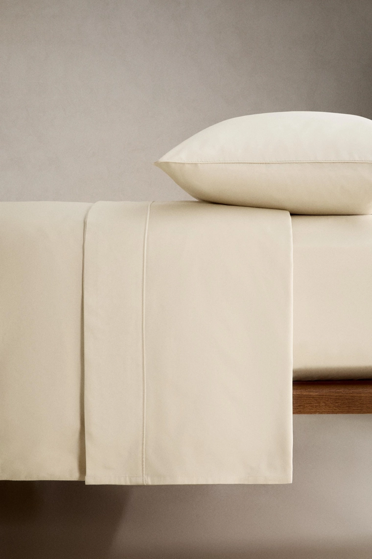 Простынь стеганая сатин | 40 см высота (500 нитей)