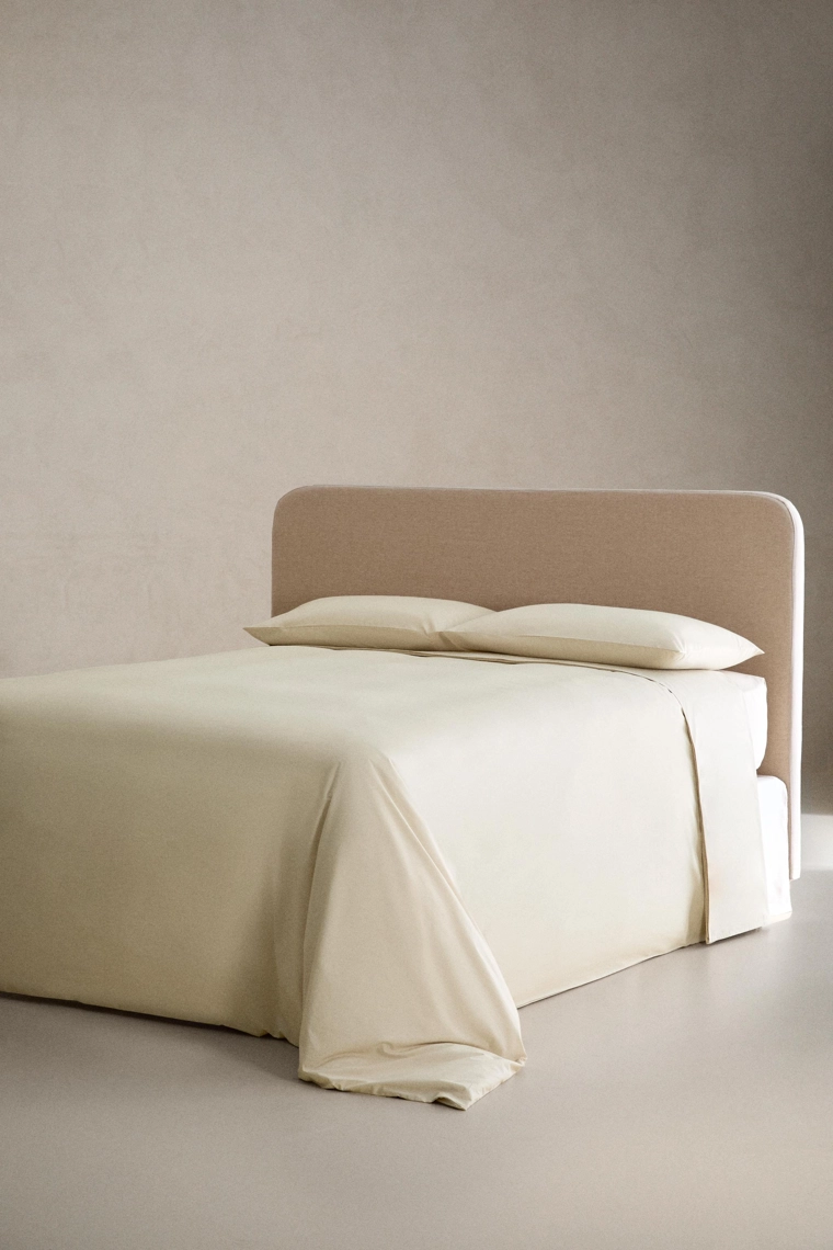 Простынь на резинке percale | 30 см высотой (200 нитей)