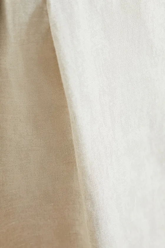 Простынь faded linen valance sheet