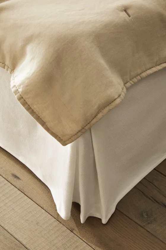 Простынь cotton piqué valance sheet
