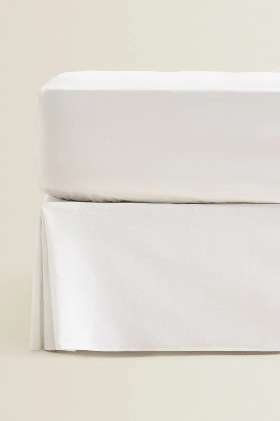 Простынь cotton piqué valance sheet