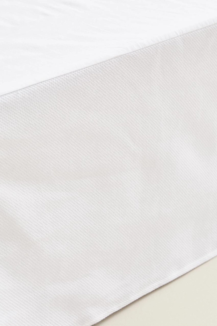 Простынь cotton piqué valance sheet