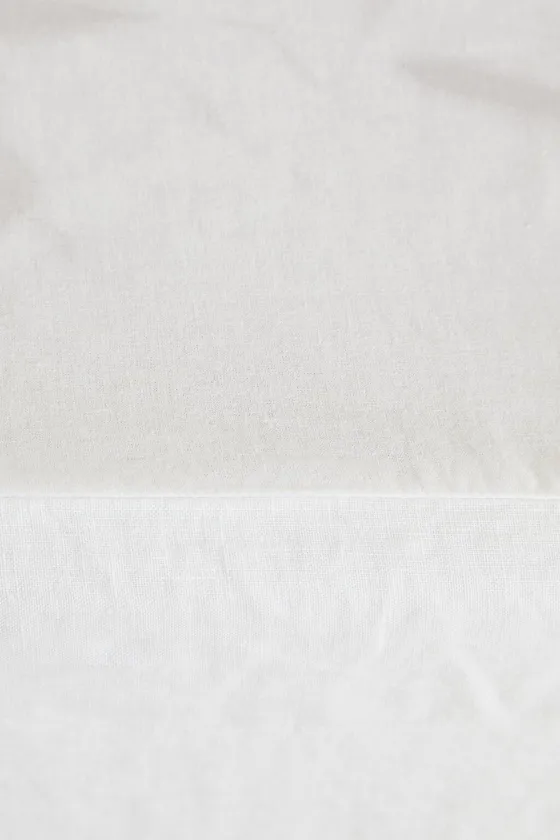 Простынь faded linen valance sheet