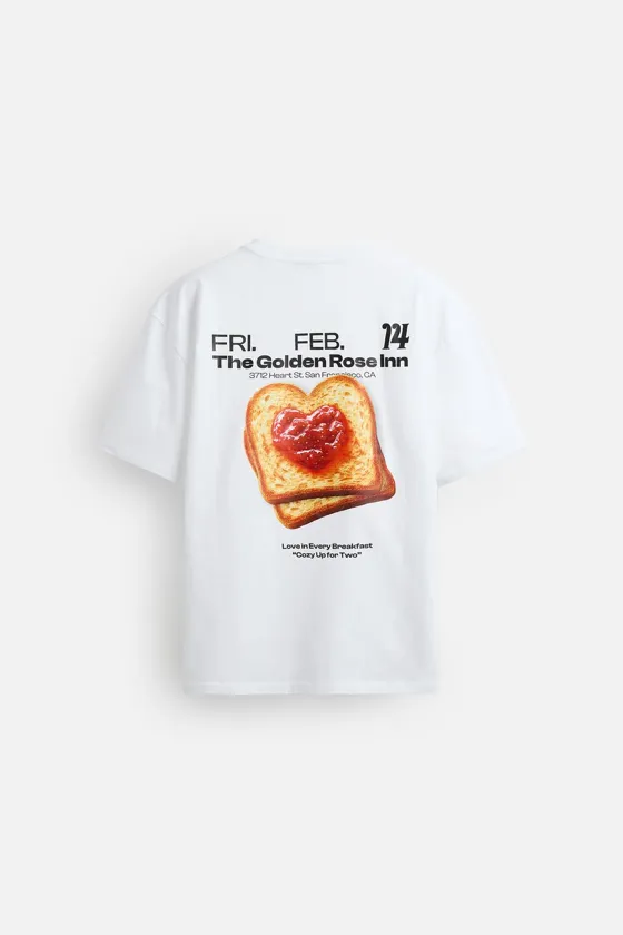 МАЙКА С ПРИНТОМ  ТОСТ  - LIMITED EDITION