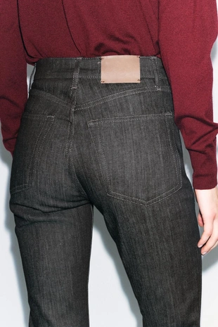 Джинсы BOOTCUT CROPPED с высокой посадкой — ZW COLLECTION- Заказать в России