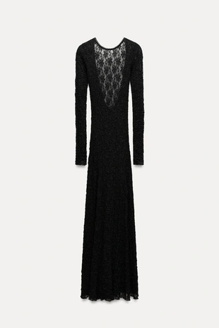 Длинное кружевное платье- Заказать в России