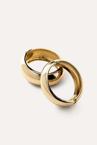 Набор из двух металлических браслетов с рельефным узором- Заказать в России