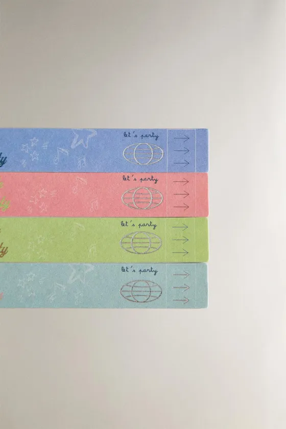 Pack of childrens wristband passes (pack of 12)
