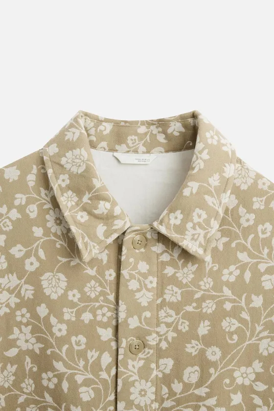Флористическая джаккардовая куртка floral jacquard jacket