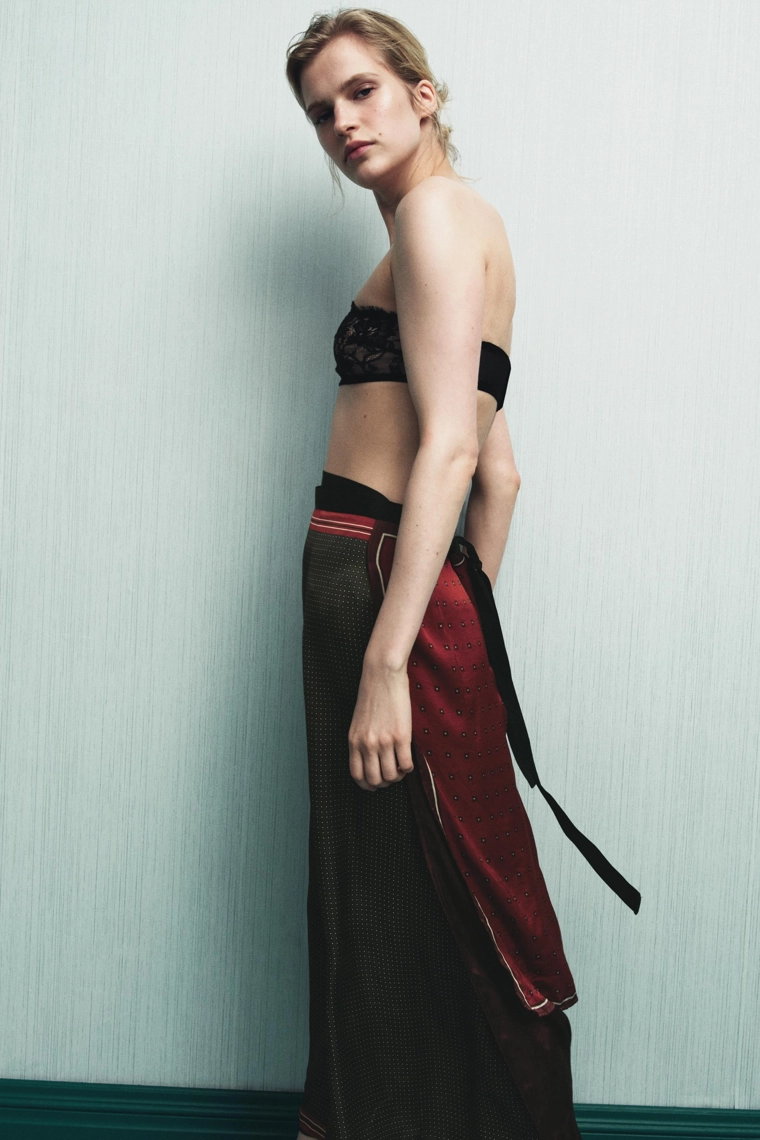 Парео-шарф из 100% вискозы с принтом