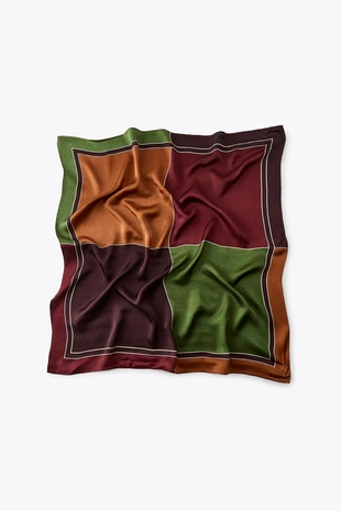 Шарф в клетку- Заказать в России