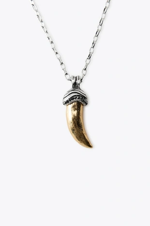 Набор из 3 ожерелий со стразами и рогом- Заказать в России