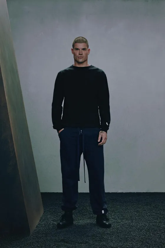 Кожаные кроссовки leather trainers x sr_a