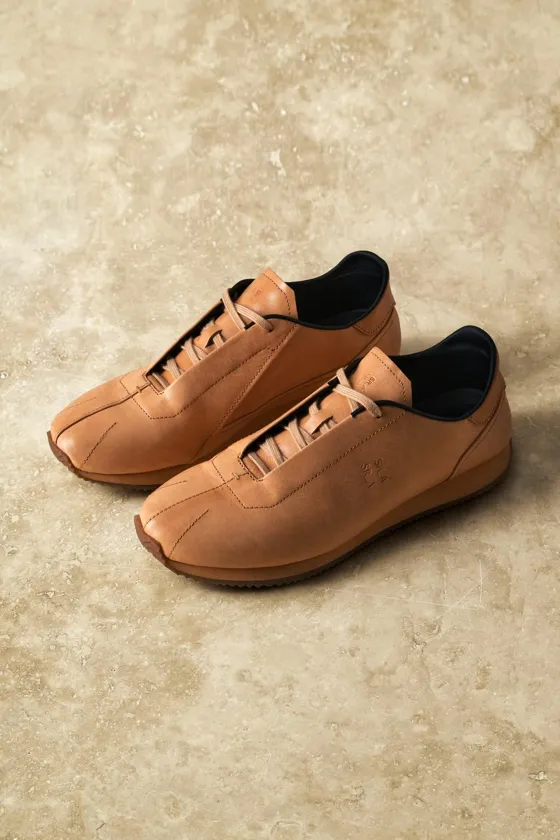 Кожаные кроссовки leather trainers x sr_a