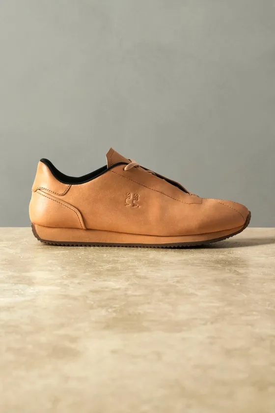 Кожаные кроссовки leather trainers x sr_a