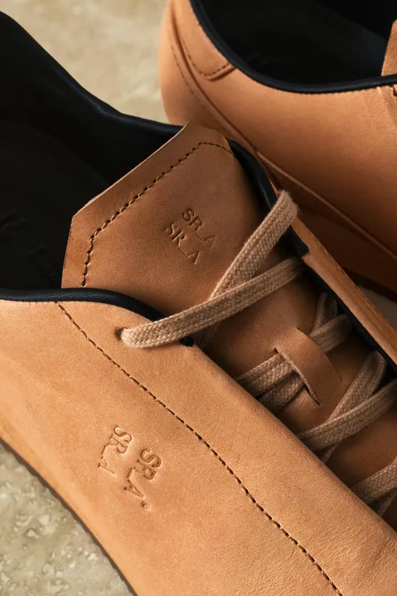 Кожаные кроссовки leather trainers x sr_a