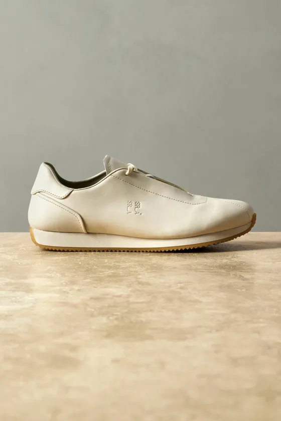 Кожаные кроссовки leather trainers x sr_a