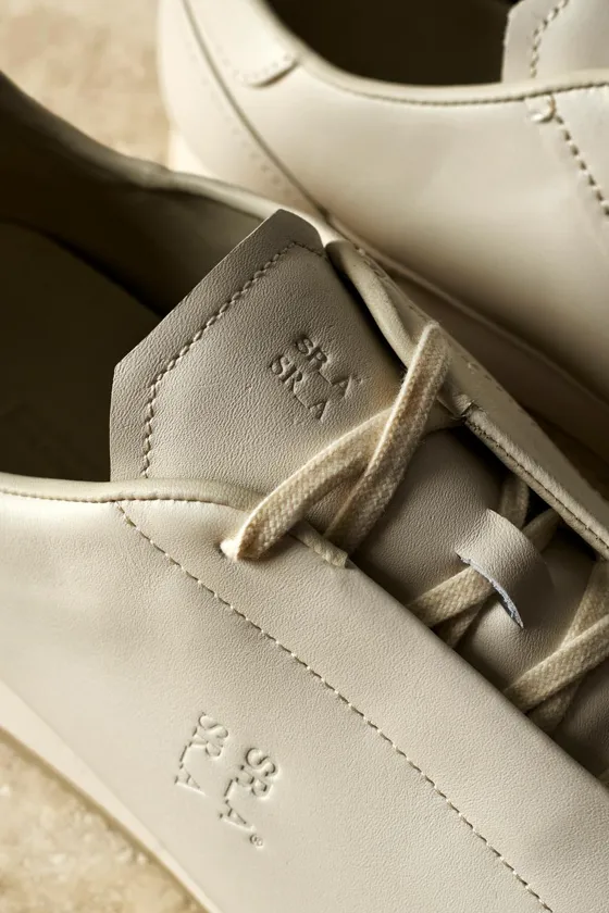 Кожаные кроссовки leather trainers x sr_a