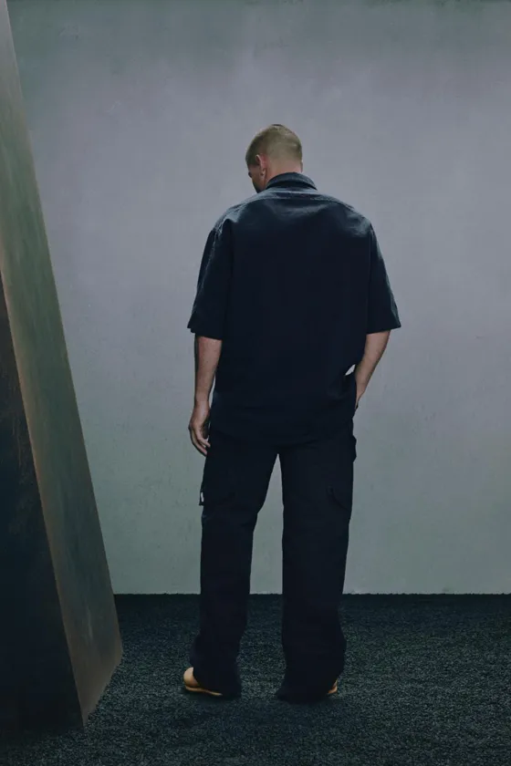 Брюки-карго navy blue