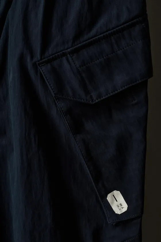 Брюки-карго navy blue
