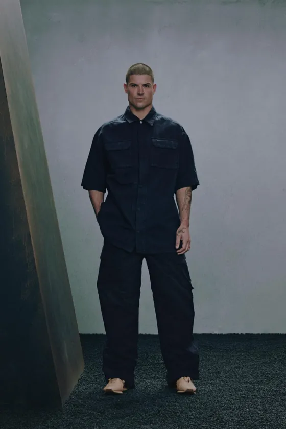 Брюки-карго navy blue