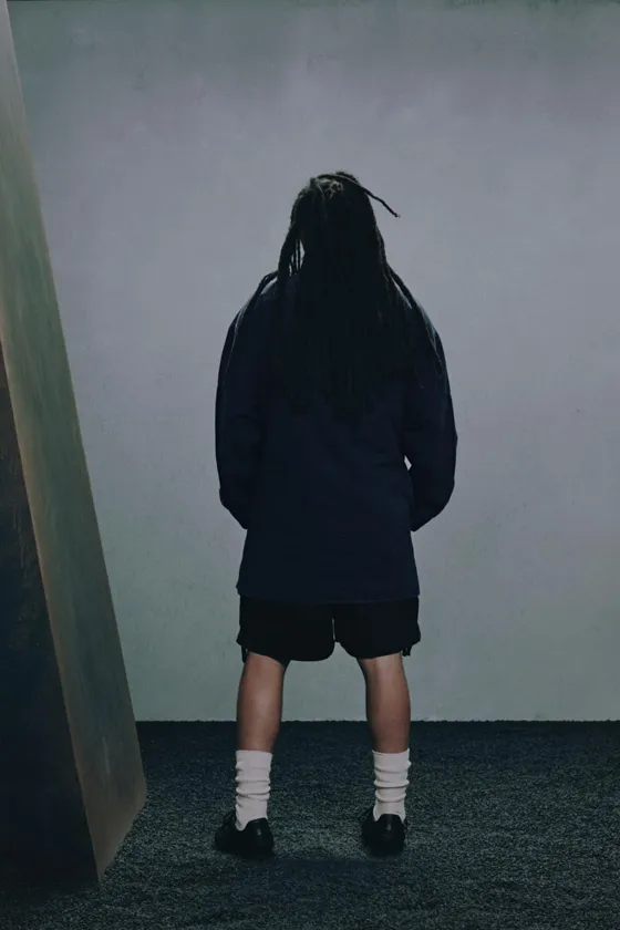 Рубашка-овершёрт из выцветшего хлопкового канваса washed canvas overshirt x sr_a