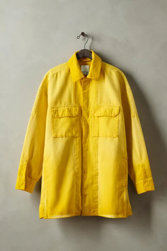 Рубашка-овершёрт из выцветшего хлопкового канваса washed canvas overshirt x sr_a