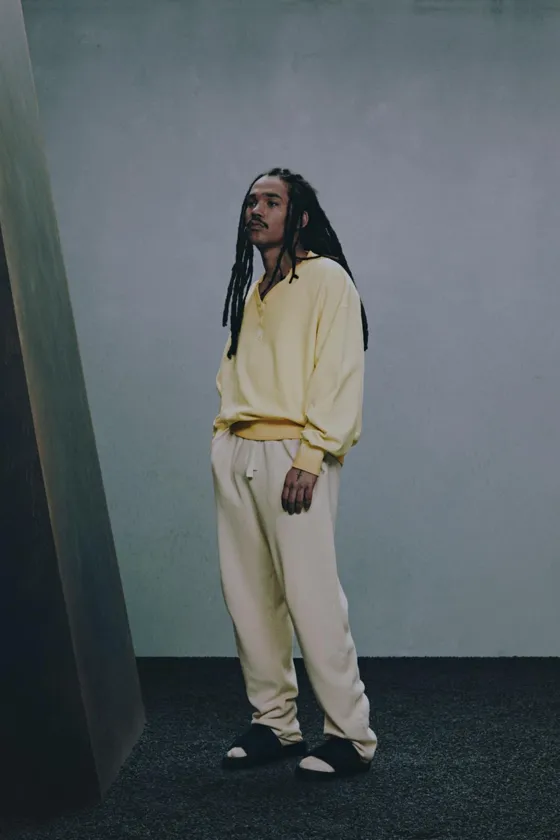 Washed knit trousers x sr_a