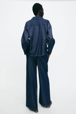 Джинсы-джоггеры Z1975  WIDE-LEG с высокой посадкой- Заказать в России