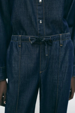 Джинсы-джоггеры Z1975  WIDE-LEG с высокой посадкой- Заказать в России