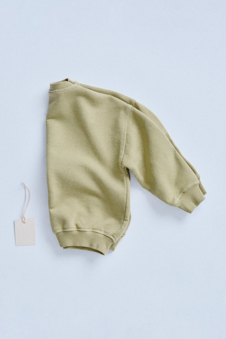 Свитшот zara timeless с вышивкой