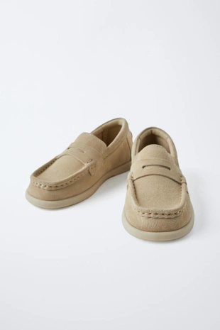 Кожаные лоферы с планкой - Заказать в России