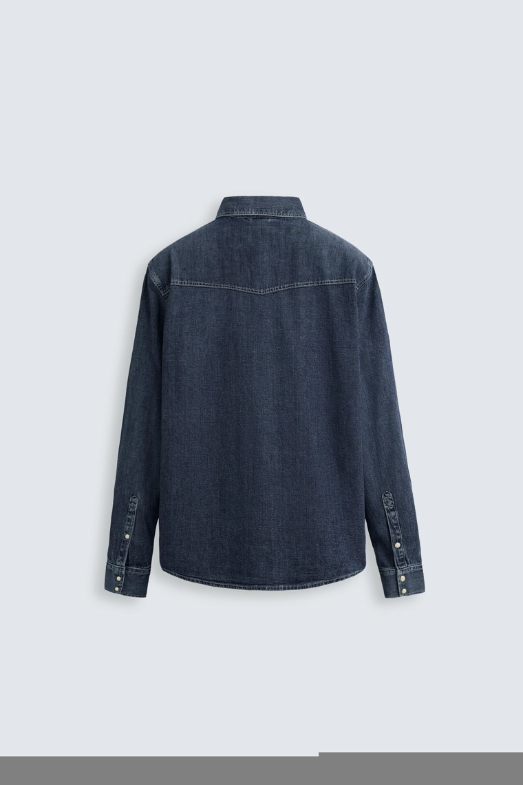 Джинсовая рубашка western