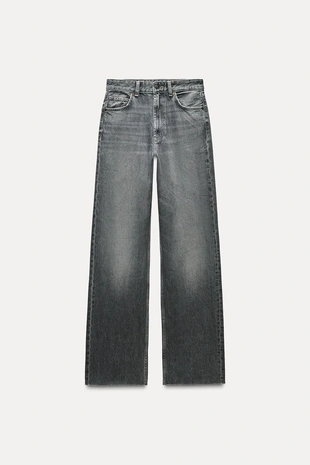 Джинсы с высокой посадкой TRF WIDE LEG- Заказать в России