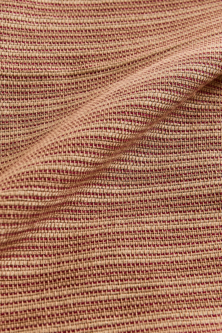 Набор полосатых хлопковых салфеток с бахромой