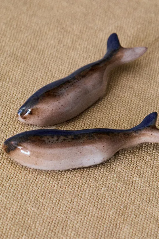 упаковка керамических подставок для рыбных палочек для еды в упаковке по 2 штуки